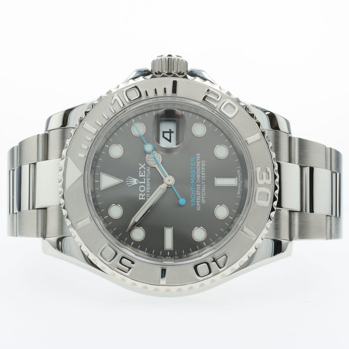 Rolex Yacht-Master 40mm Rhodium Dial Stainless Steel 116622