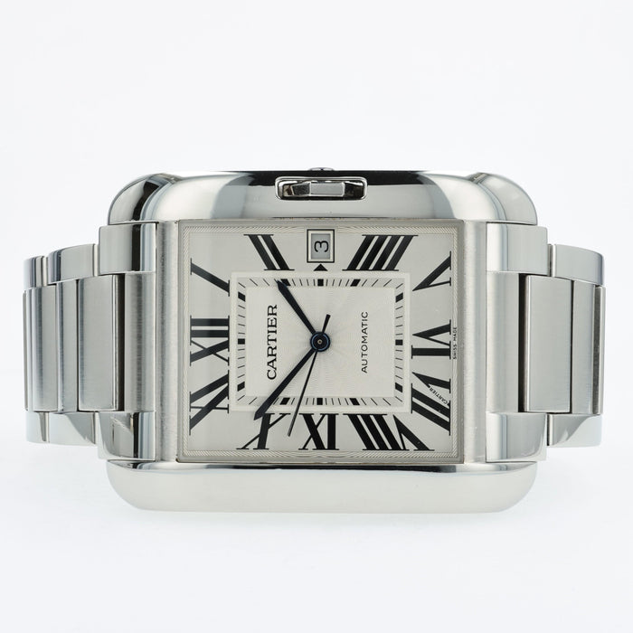 Cartier Tank Anglaise XL Stainless Steel Automatic W5310008 3507