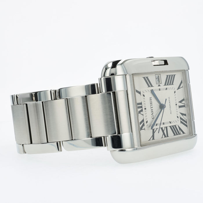 Cartier Tank Anglaise XL Stainless Steel Automatic W5310008 3507