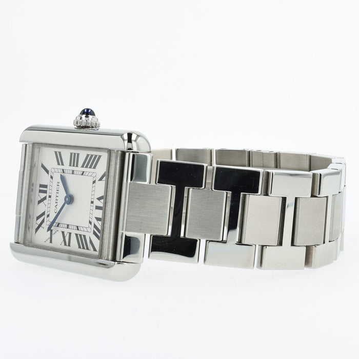 Cartier Tank Solo Small Stainless Steel Silver Dial Quartz W5200013 3170