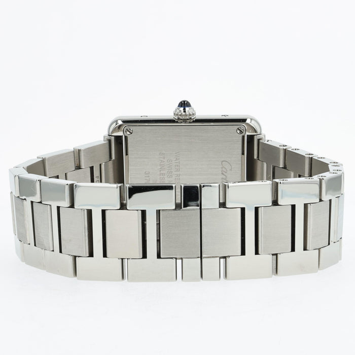 Cartier Tank Solo Small Stainless Steel Silver Dial Quartz W5200013 3170