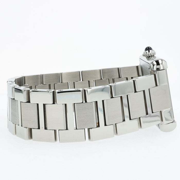 Cartier Tank Solo Small Stainless Steel Silver Dial Quartz W5200013 3170