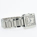 Cartier Tank Anglaise Small Stainless Steel Quartz Silver Dial W5310022 3485