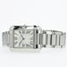 Cartier Tank Anglaise Small Stainless Steel Quartz Silver Dial W5310022 3485