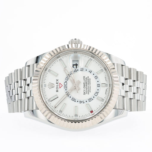 Rolex Sky-Dweller GMT White Dial Stainless Steel Jubilee Automatic 326934