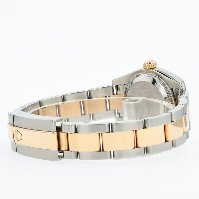 Rolex Lady-Datejust 26MM Silver Dial 18kt Yellow Gold & Stainless Steel 179163