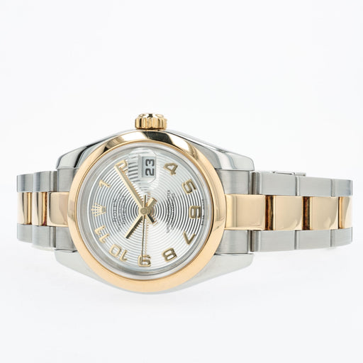 Rolex Lady-Datejust 26MM Silver Dial 18kt Yellow Gold & Stainless Steel 179163