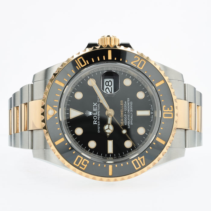 Rolex Sea-Dweller 43mm Black Dial 18kt Yellow Gold & Stainless Steel 126603
