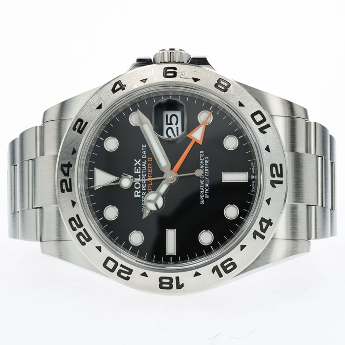 Rolex Explorer II Black Dial GMT Automatic 42mm Stainless Steel 226570