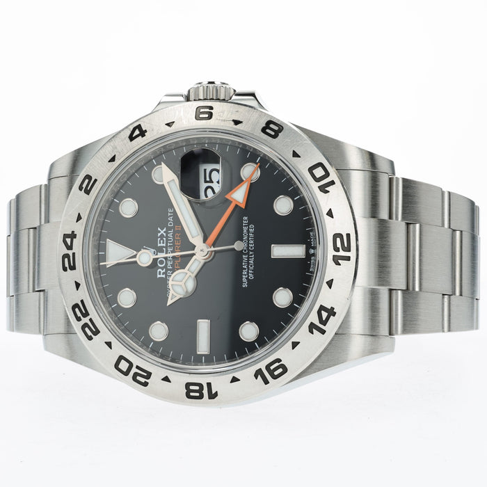 Rolex Explorer II Black Dial GMT Automatic 42mm Stainless Steel 226570