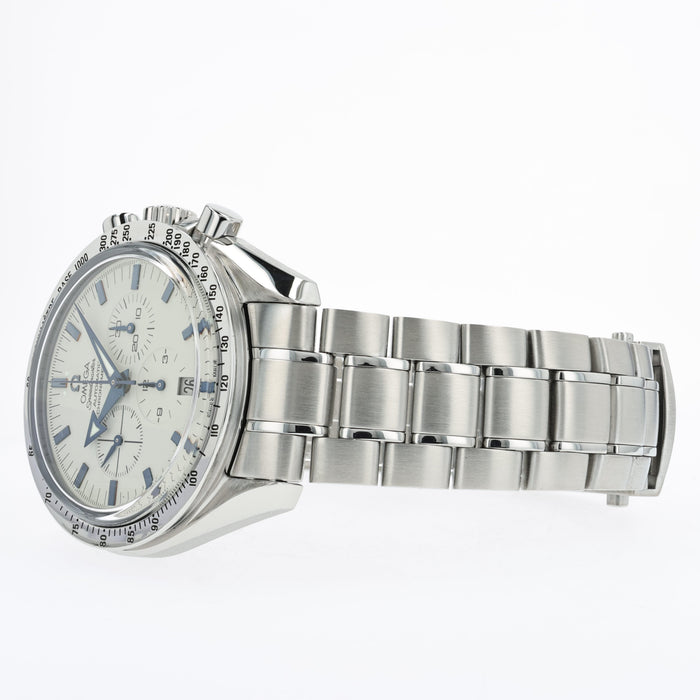 Omega Speedmaster White Dial Broad Arrow Chronograph 42MM 3551.20