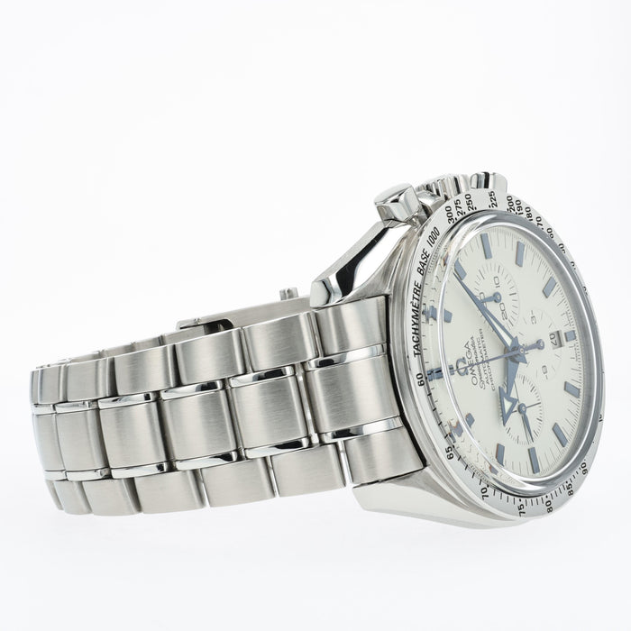 Omega Speedmaster White Dial Broad Arrow Chronograph 42MM 3551.20