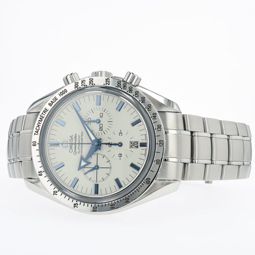 Omega Speedmaster White Dial Broad Arrow Chronograph 42MM 3551.20