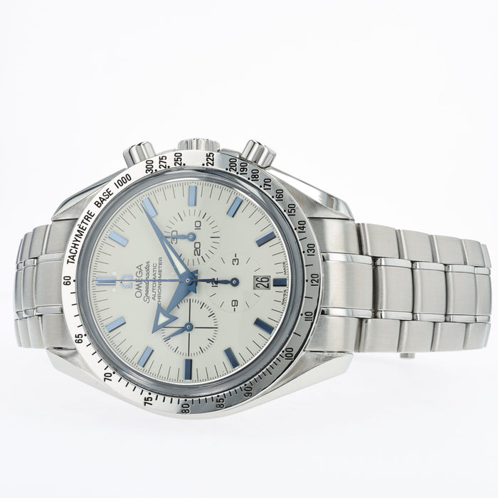 Omega Speedmaster White Dial Broad Arrow Chronograph 42MM 3551.20