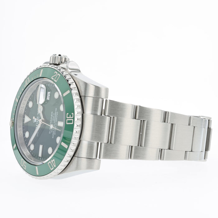 Rolex Submariner Date Green Dial Hulk Stainless Steel Ceramic Bezel 116610LV