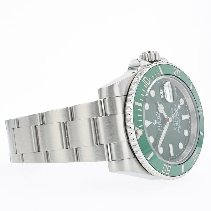 Rolex Submariner Date Green Dial Hulk Stainless Steel Ceramic Bezel 116610LV