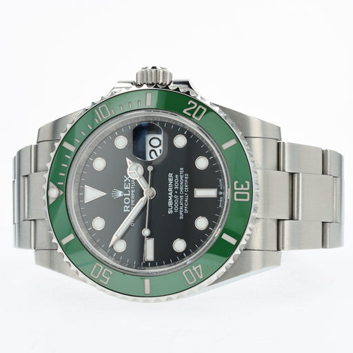 Rolex Submariner Date Black Dial Green Bezel Starbucks Stainless Steel 126610LV