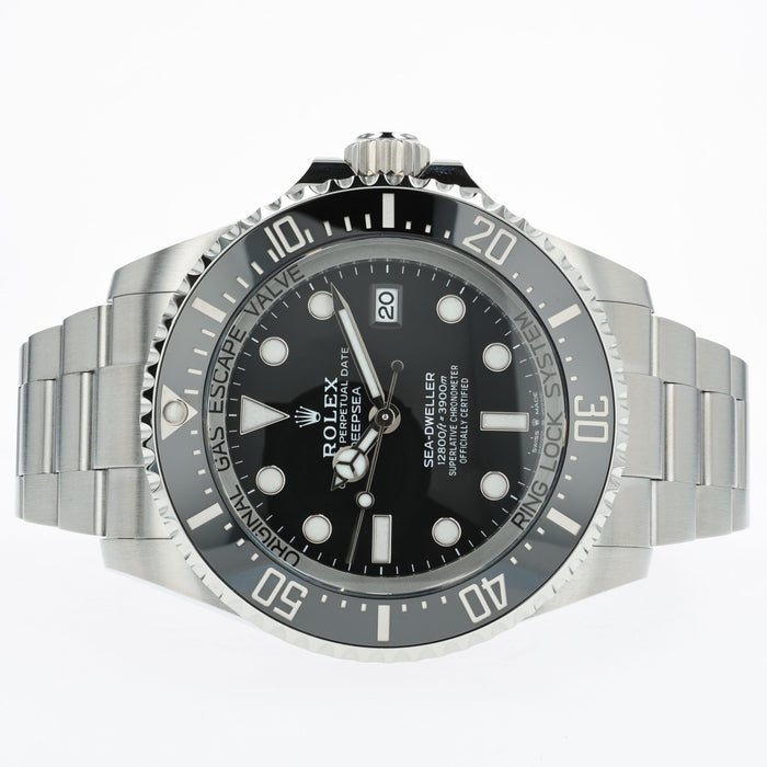Rolex Sea-dweller Deepsea 44mm Black Dial Stainless Steel Oyster 136660