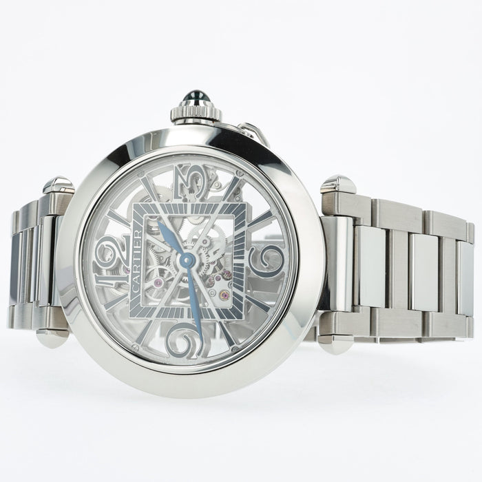 Cartier Pasha Skeleton Automatic Stainless Steel 41mm WHPA0007 4282