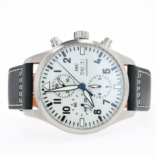IWC Pilot Chronograph White Dial Automatic Stainless Steel 43MM IW377725