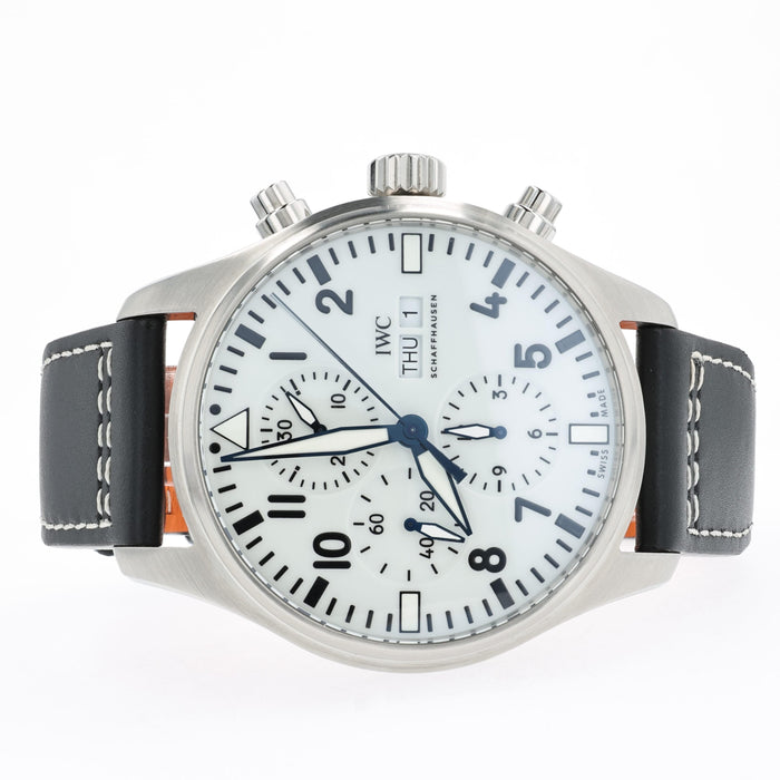 IWC Pilot Chronograph White Dial Automatic Stainless Steel 43MM IW377725