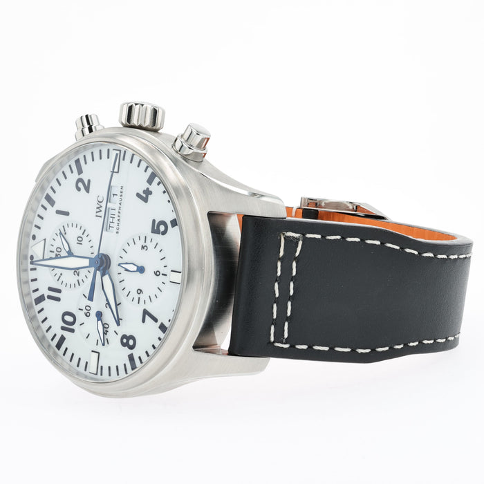 IWC Pilot Chronograph White Dial Automatic Stainless Steel 43MM IW377725