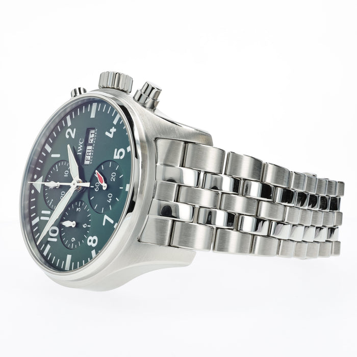 IWC Pilot Chronograph Green 43mm Stainless Steel IW378006