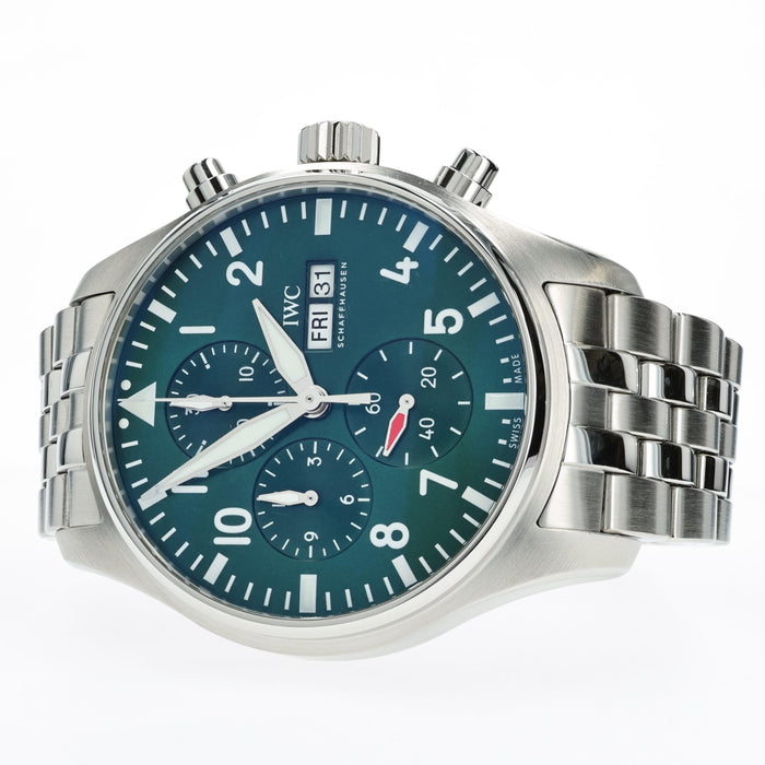 IWC Pilot Chronograph Green 43mm Stainless Steel IW378006