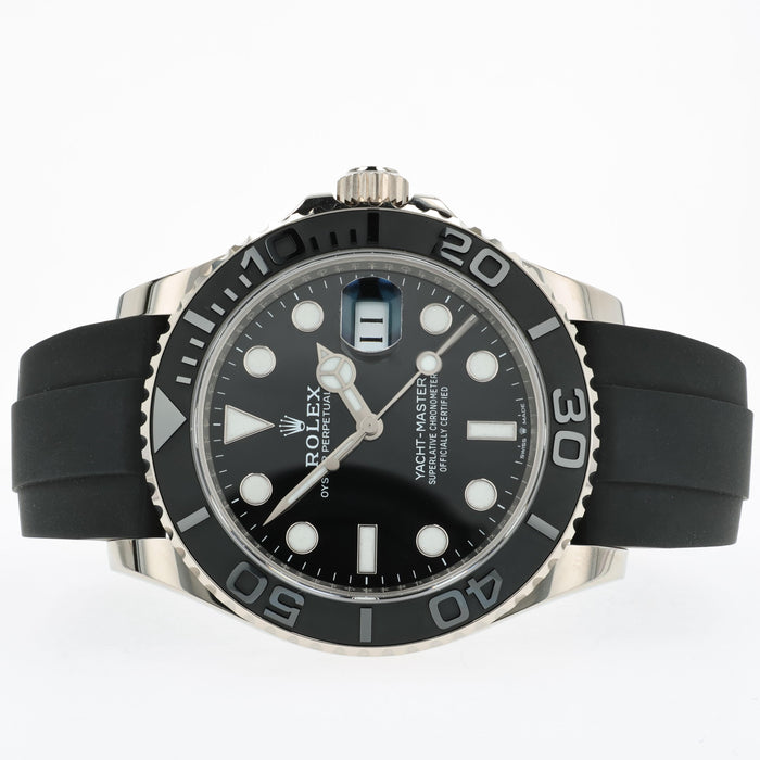 Rolex Yacht-Master 42 Oysterflex Solid 18kt White Gold Black Dial 226659