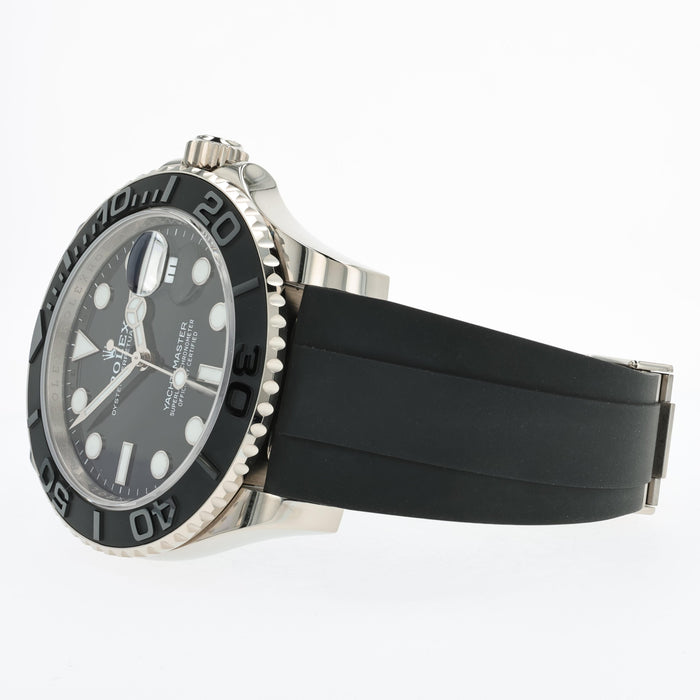 Rolex Yacht-Master 42 Oysterflex Solid 18kt White Gold Black Dial 226659