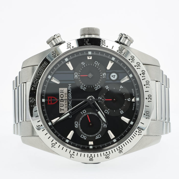 Tudor Fastrider Chronograph Black Dial Stainless Steel 42MM 42000
