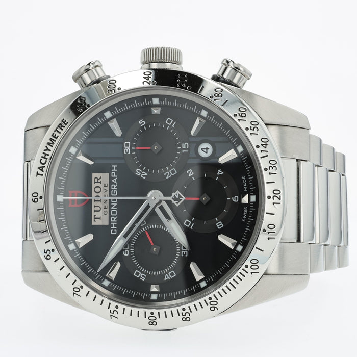 Tudor Fastrider Chronograph Black Dial Stainless Steel 42MM 42000