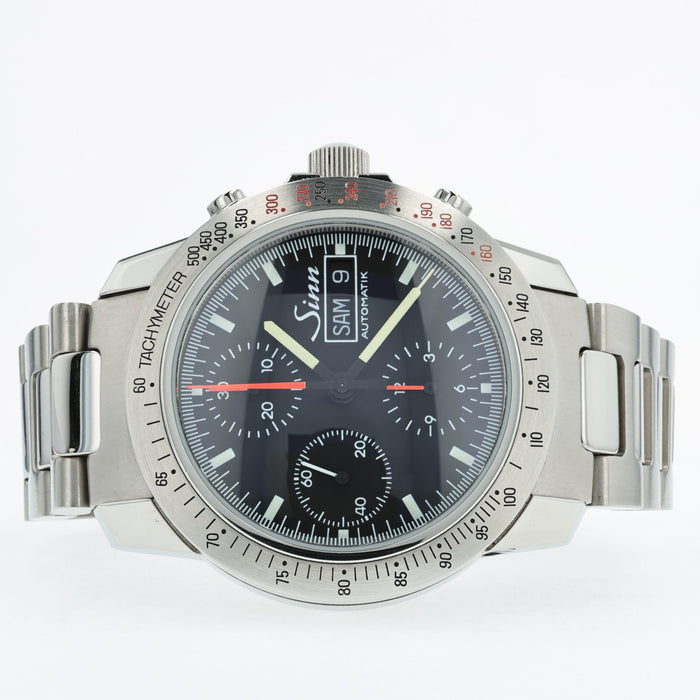 Sinn 303 Autobahn Chronograph Black Dial Stainless Steel 303.AUTOBAHN