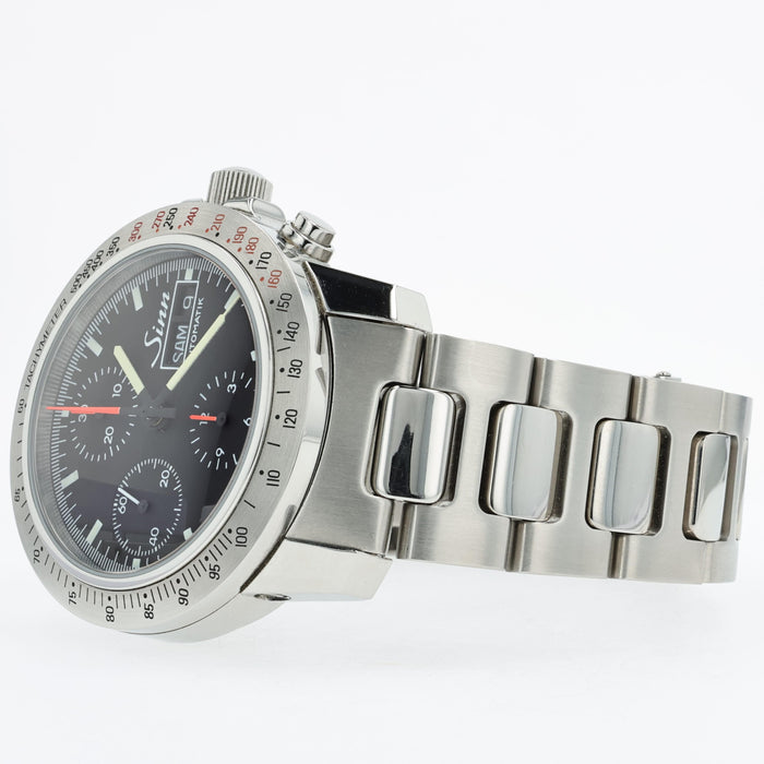 Sinn 303 Autobahn Chronograph Black Dial Stainless Steel 303.AUTOBAHN