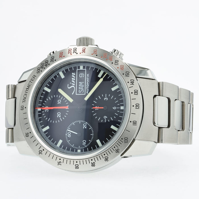 Sinn 303 Autobahn Chronograph Black Dial Stainless Steel 303.AUTOBAHN