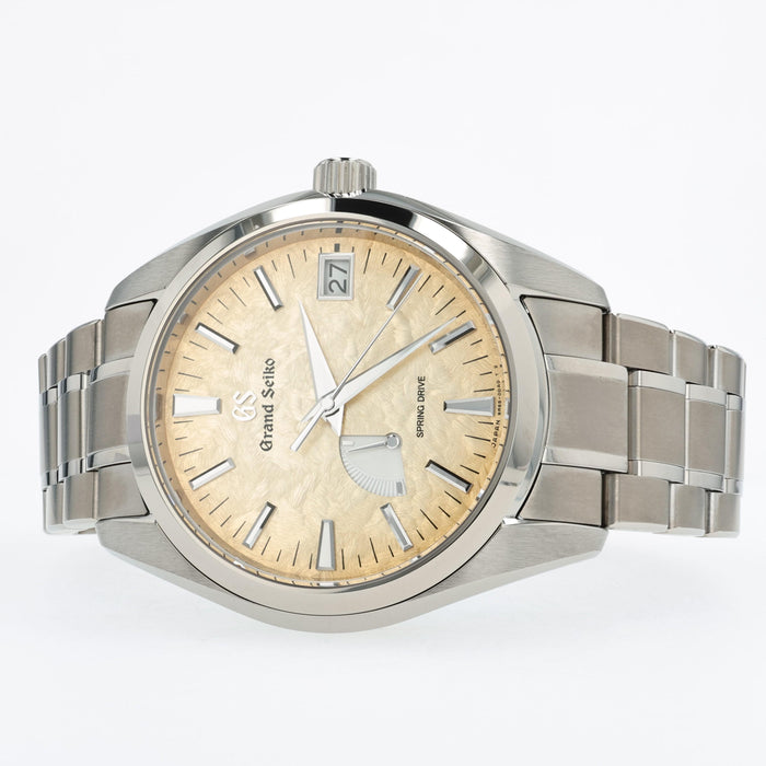 Grand Seiko Heritage Collection TI Ginza Spring Drive Gold Dial 41MM SBGA503