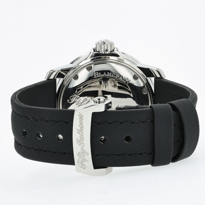Blancpain Fifty Fathoms Black Dial Automatic Date Stainless Steel 5015-1130-52A