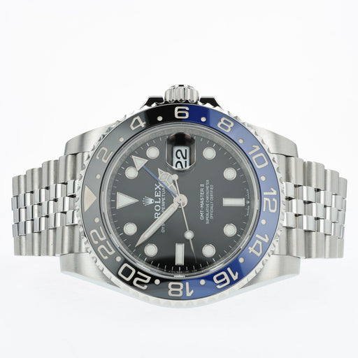Rolex GMT-Master II Blue/Black Bezel Batgirl Stainless Steel Jubilee 126710BLNR