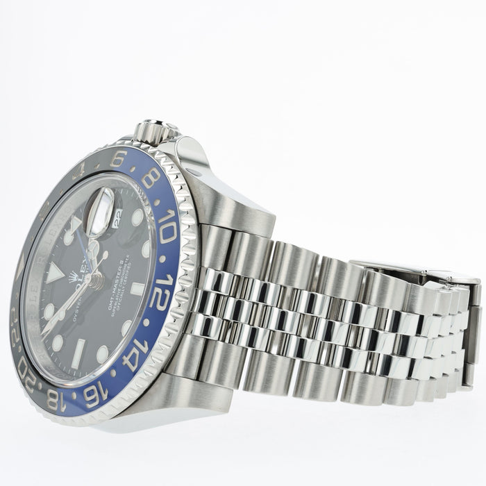 Rolex GMT-Master II Blue/Black Bezel Batgirl Stainless Steel Jubilee 126710BLNR