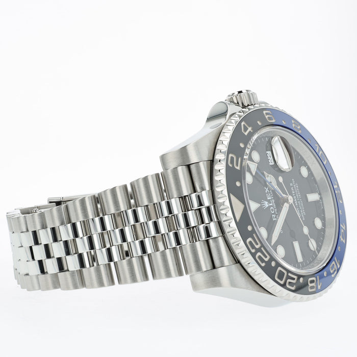 Rolex GMT-Master II Blue/Black Bezel Batgirl Stainless Steel Jubilee 126710BLNR