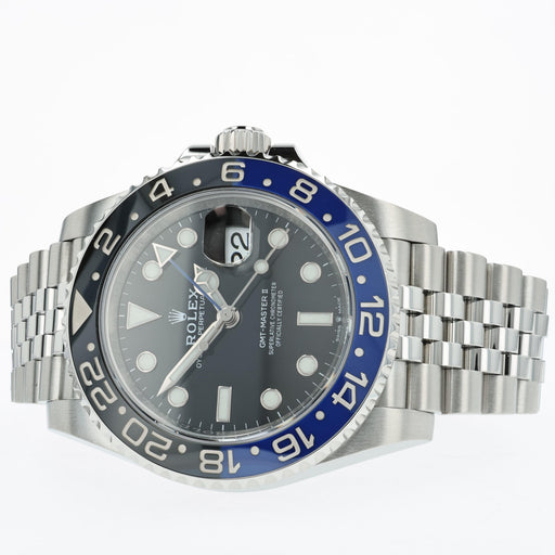 Rolex GMT-Master II Blue/Black Bezel Batgirl Stainless Steel Jubilee 126710BLNR