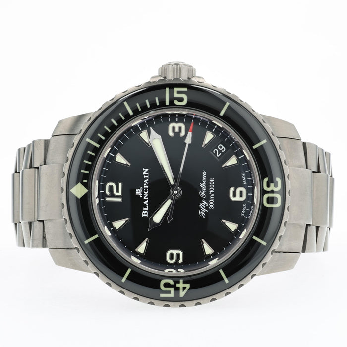 Blancpain Fifty Fathoms Titanium 42.3mm Black Dial Automatic 5010-12B30