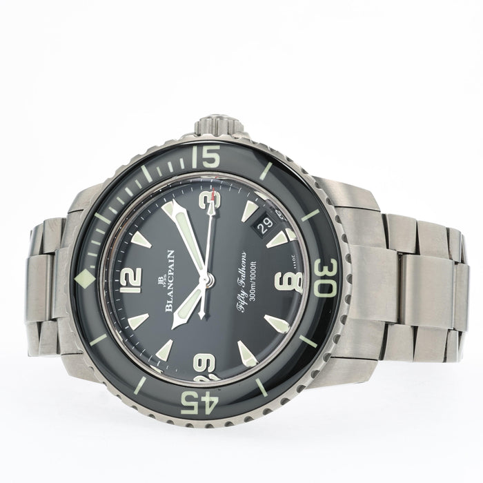 Blancpain Fifty Fathoms Titanium 42.3mm Black Dial Automatic 5010-12B30