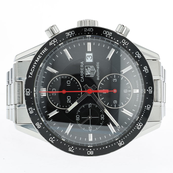 TAG Heuer Carrera Chronograph Calibre 16 Automatic Black Dial 41MM CV2014