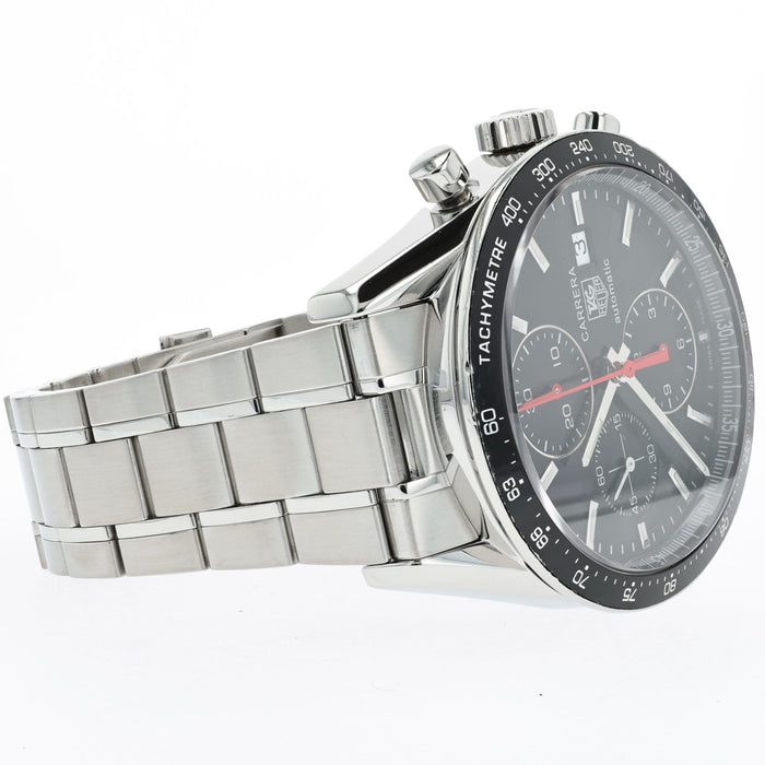 TAG Heuer Carrera Chronograph Calibre 16 Automatic Black Dial 41MM CV2014