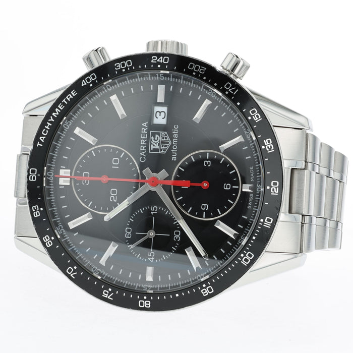 TAG Heuer Carrera Chronograph Calibre 16 Automatic Black Dial 41MM CV2014