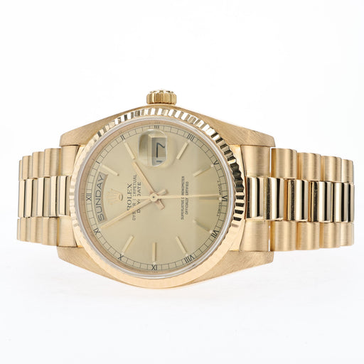 Rolex Day-Date 36mm President Solid 18kt Yellow Gold 18038