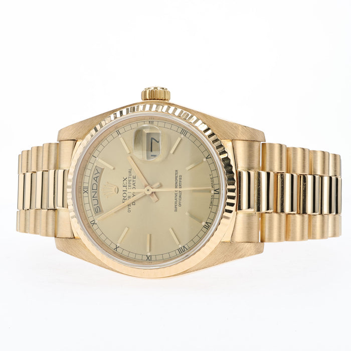 Rolex Day-Date 36mm President Solid 18kt Yellow Gold 18038