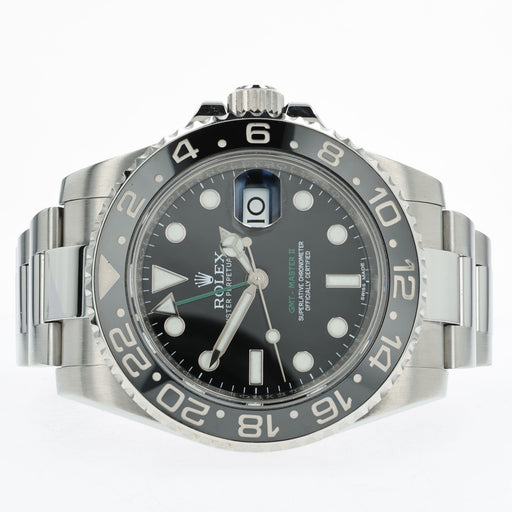 Rolex GMT-Master II Black Dial Stainless Steel Oyster Automatic 40MM 116710LN