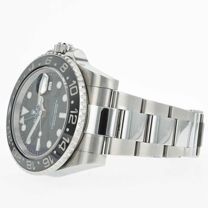 Rolex GMT-Master II Black Dial Stainless Steel Oyster Automatic 40MM 116710LN